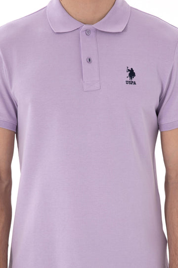 USPA Polo Shirt Men Lilac VR034 USPOM277 USPA LOGO US POLO ASSN.